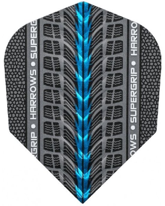 Harrows Supergrip Blue - Dart Flights van Harrows