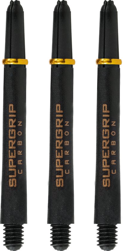 Harrows - Supergrip Carbon Medium - Zwart/Goud van Merkloos