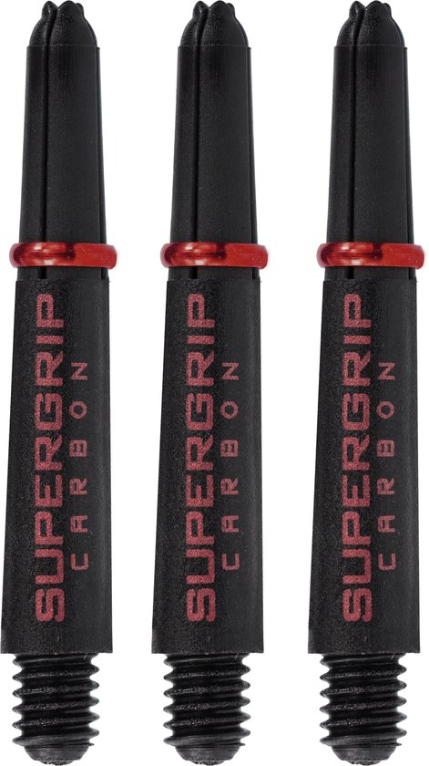 Harrows - Supergrip Carbon Short - Zwart/Rood van Harrows