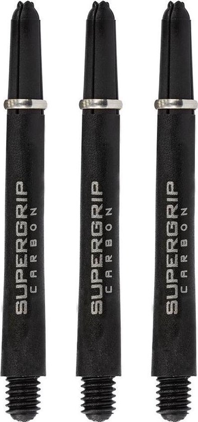 Harrows Supergrip Carbon Silver - Dart Shafts Medium van Harrows