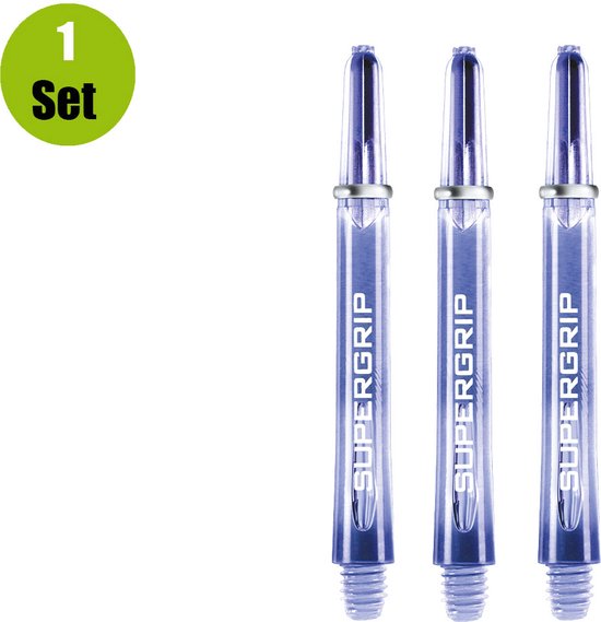 Harrows Supergrip Dart Shafts - Lila - Medium - (1 Set) van Harrows