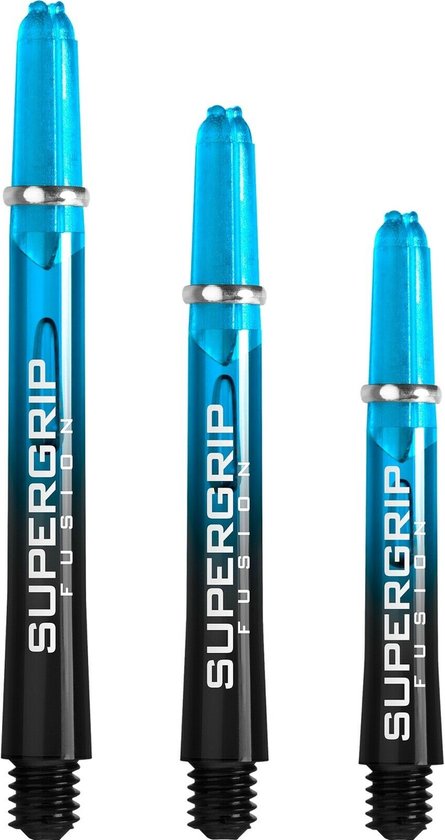 Harrows Supergrip Fusion Light Blue - Dart Shafts Medium van Harrows