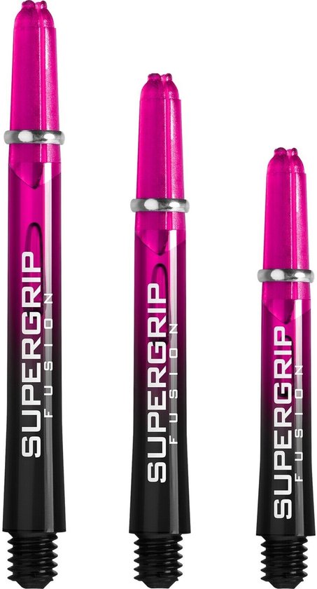 Harrows Supergrip Fusion Pink - Dart Shafts Inbetween van Harrows