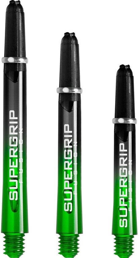 Harrows Supergrip Fusion X Green - Dart Shafts Inbetween van Harrows