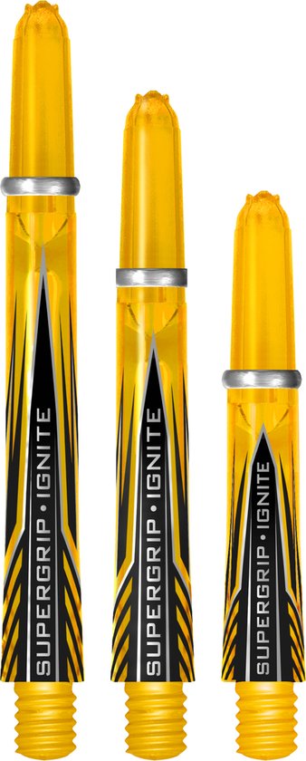 Harrows Supergrip Ignite Yellow - Dart Shafts van Merkloos