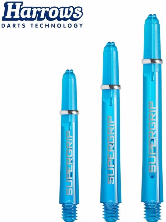 Harrows Supergrip Light Blue - Dart Shafts Medium van Harrows