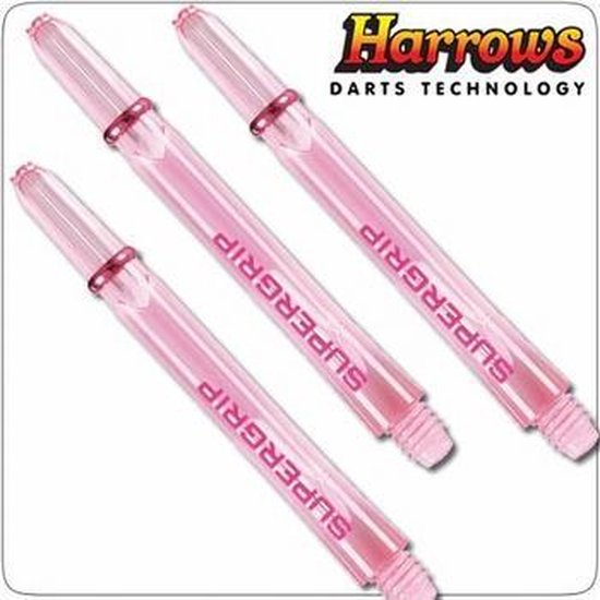 Harrows Supergrip Medium Pink 48mm  Set Ã  3 stuks van Harrows