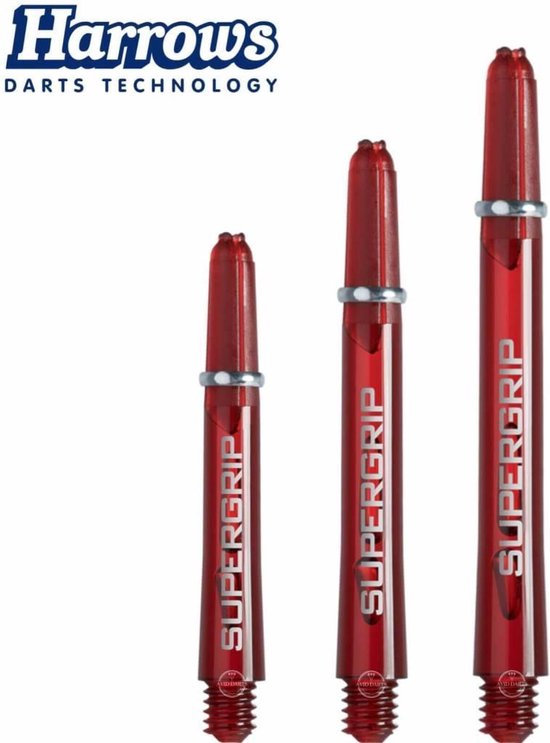 Harrows Supergrip Red - Dart Shafts Medium van Harrows
