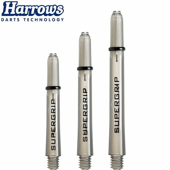 Harrows Supergrip Smokey Black - Dart Shafts