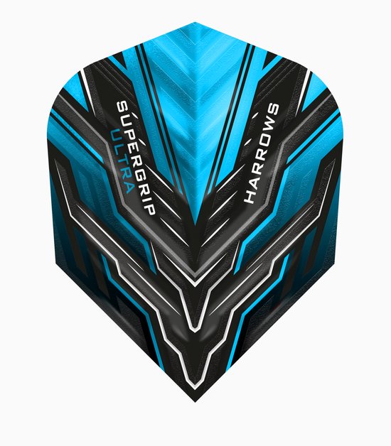 Harrows Supergrip Ultra Aqua - Dart Flights van Merkloos