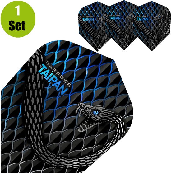 Harrows Taipan Dartflights - Aqua van Harrows