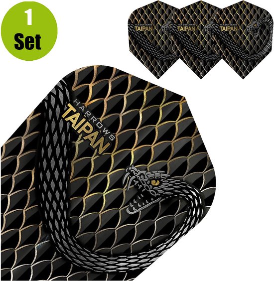 Harrows Taipan Dartflights - Goud van Harrows