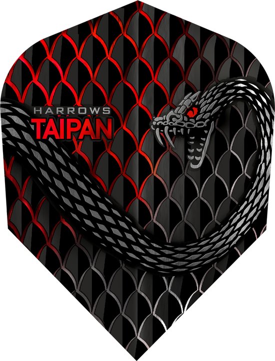 Harrows Taipan Red - Dart Flights van Harrows