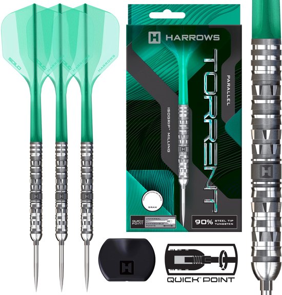 Harrows Torrent Parallel Quick Point 90% - Dartpijlen van Harrows