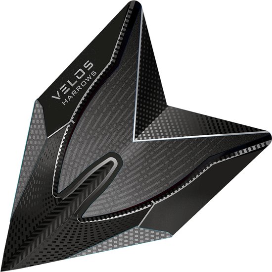 Harrows Velos 2020 Black - Dart Flights van Merkloos