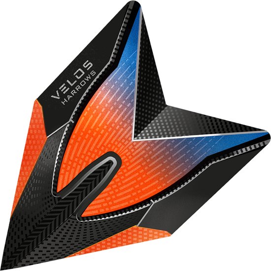 Harrows Velos 2020 Orange - Dart Flights van Merkloos