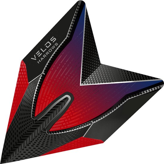 Harrows Velos 2020 Red - Dart Flights van Merkloos