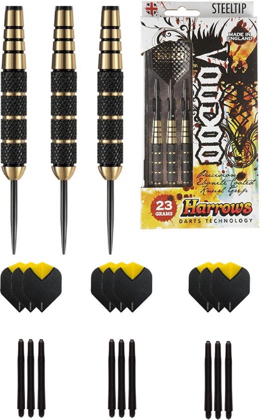 Harrows - Voodoo 25 gram - dartpijlen - met - cadeauset van Harrows