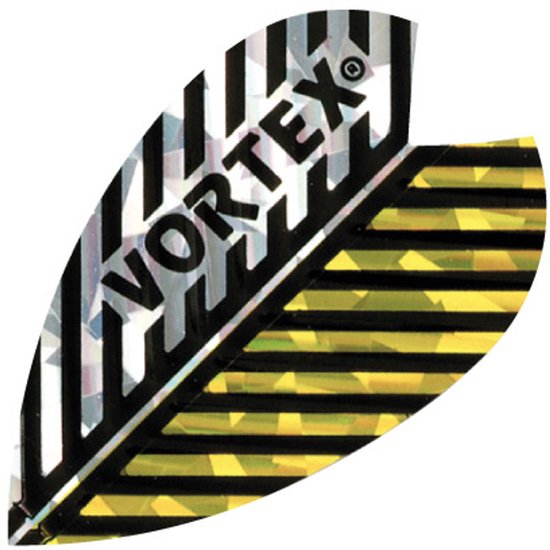 Harrows Vortex Feather Gold/Silver - Dart Flights van Harrows