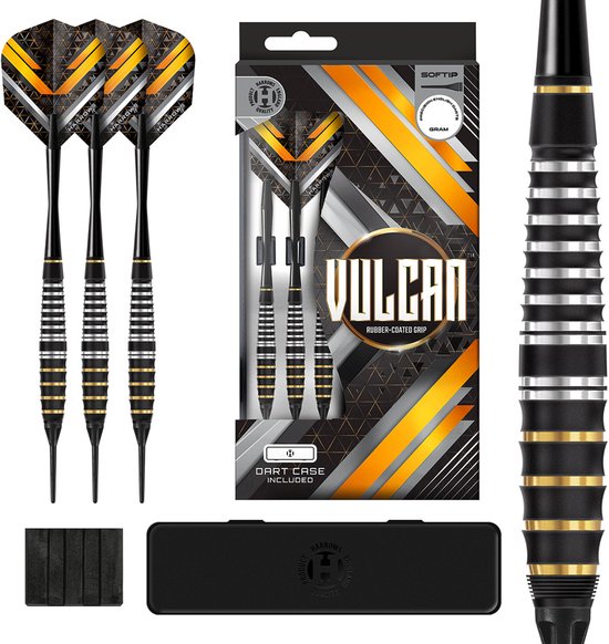 Harrows Vulcan Brass - Soft Tip Darts van Harrows