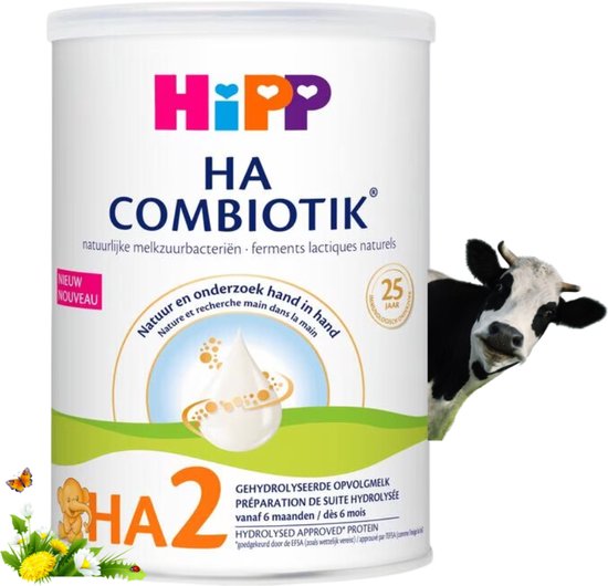 HiPP HA 2 Combiotik Baby Opvolgmelk 800 GR - Vanaf 6 Maanden van HIP