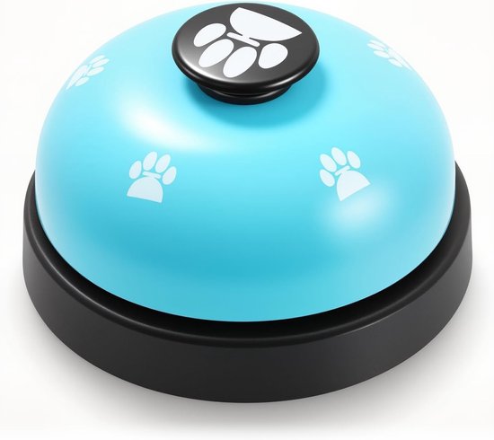 Hondenbel met geluid en kattenpootmotief voor effectieve training en communicatie, 2 stuks tafelbel voor honden en katten, ideaal voor clickertraining en gehoorzaamheid