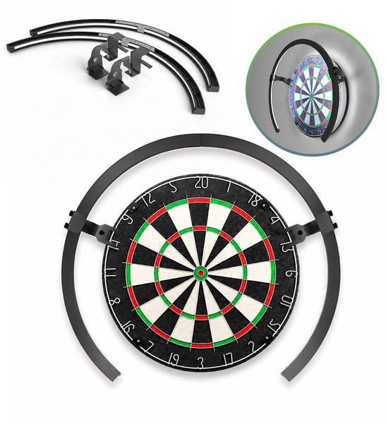ICONOVA® Dartbord Verlichting LED – Ringvormige Schaduwvrije Dartboard Light – Professionele Verlichting voor Dartbord – Verbeterde Zichtbaarheid & Precisie – Geschikt voor Thuis en Competitie – Eenvoudige Montage – Universeel Design