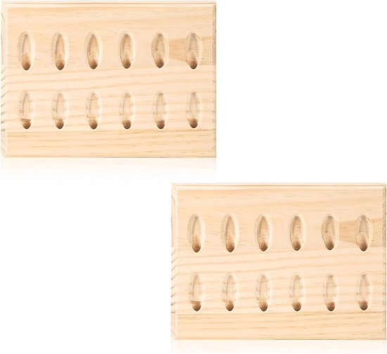 Inovra Plus - 2 stuks houten darthouders voor 24 dartpijlen - houder standaard voor dartpijlen - gepersonaliseerde dartstandaard - opbergen darts - houtkleur - mode - praktische organiser voor darts - hoogwaardige kwaliteit.