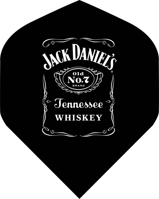 Jack Daniels Bottle Logo NO2 - Dart Flights van Jack Daniels