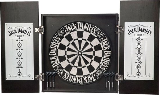 Jack Daniel's Old No. 7 Dartbord Kast Set van Jack Daniels