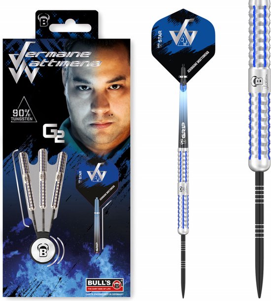 Jermaine Wattimena G2 90% steel tip 24 gr, the machine gun van Winmau