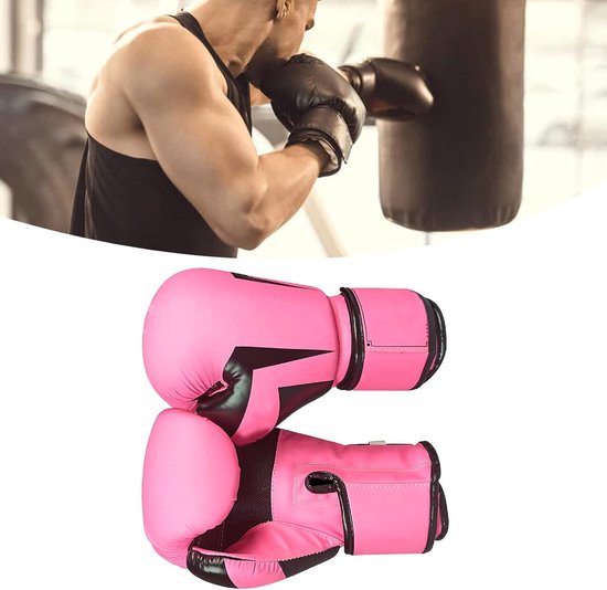 JGS Premium - Boksen Handschoenen voor Training en Vechtsport - Sandbag inbegrepen - Unisex - Verschillende Maten - Zwart/Rood/Blauw van JGS Premium