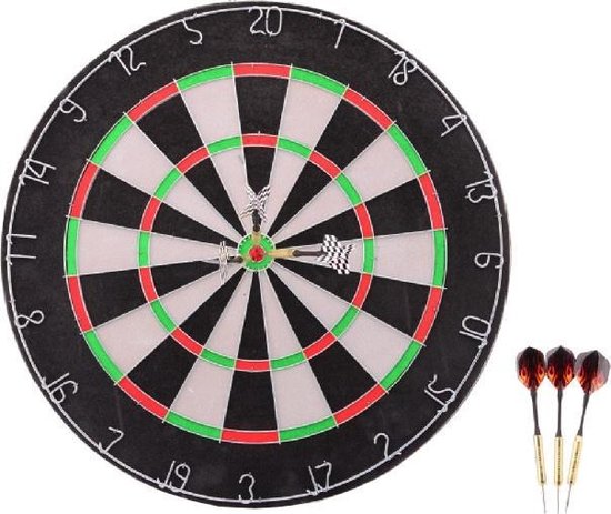 Johntoy Sports Active Dartboard Met 6 Darts 45cm van Johntoy