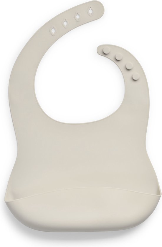 Jollein - Slab (Nougat) - Siliconen - Slabbetjes Baby - 26 cm van Jollein