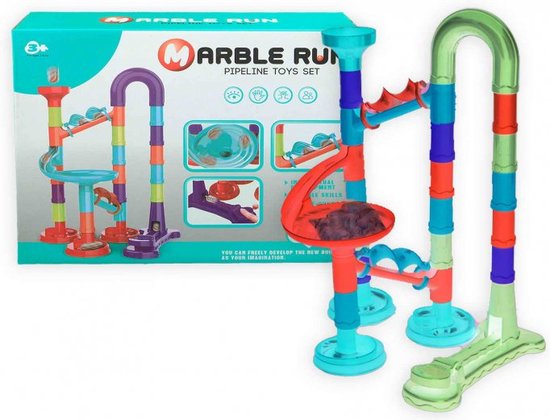 Jonotoys Knikkerbaan Marble Run Junior 45-delig van Jonotoys