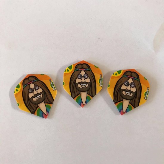 Jukebox Dart Flights 3 stuks van Harrows