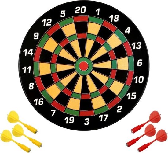 Karella dartbord familie magnetisch van Merkloos