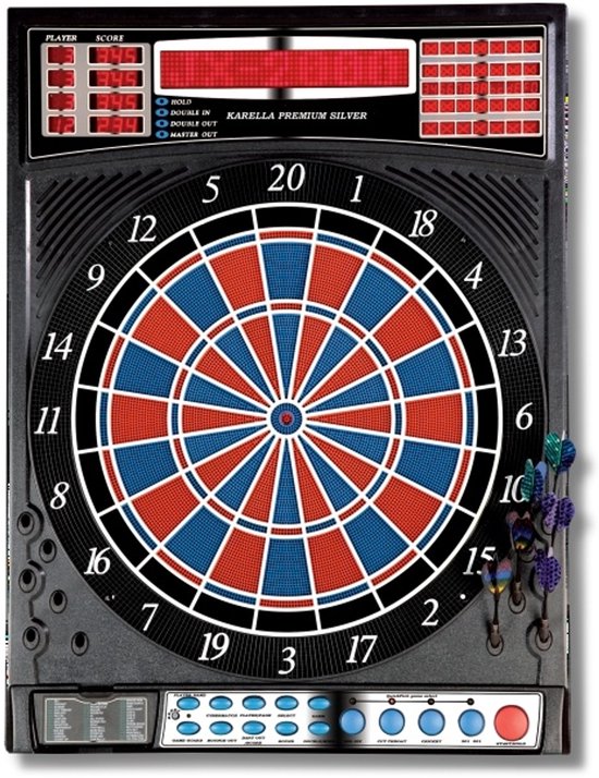 Karella - Premium Silver Elektronisch Dartbord van Karella