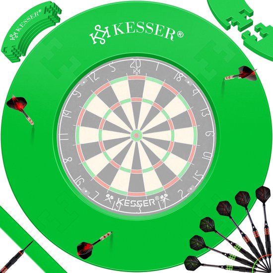 KESSER® Dartbord Surround Groen - Dart Surroundring - Darts Surround Ring bescherming