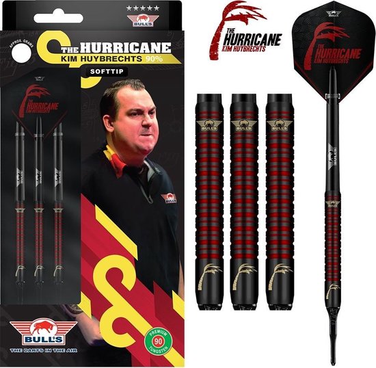 Kim Huybrechts 90% Black Titanium Soft Tip - 18 Gram van Target
