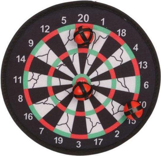 Klittenband dartbord 28cm van Toi-Toys