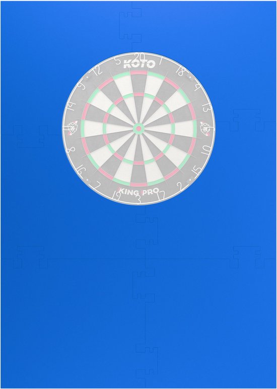 KOTO – 6PCS. Dart Surround Blauw - Vierkant - Dartbord Surround Ring - EVA - Economisch & Duurzaam - Beschermd Muren & Dartpunten van Merkloos