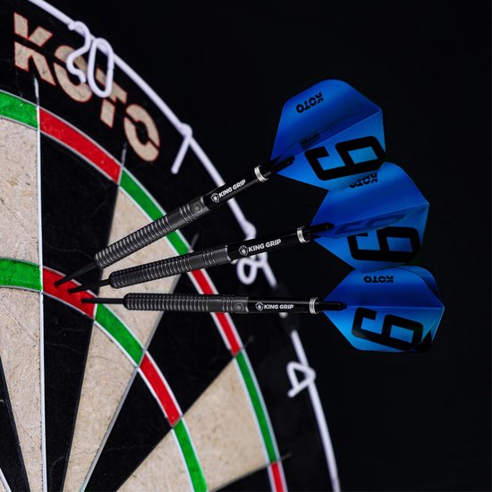 KOTO 9 Edition Metallic NO2 Aqua - Dart Flights van KOTO