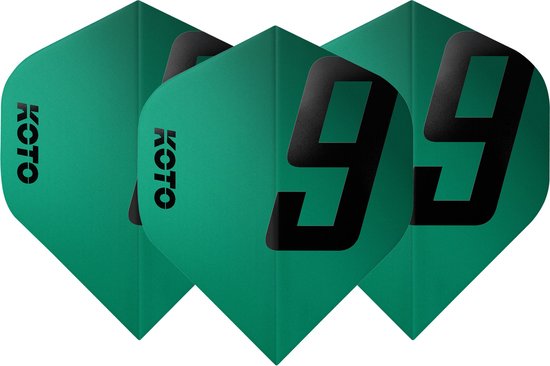 KOTO 9 Edition Metallic NO2 Jade - Dart Flights van KOTO