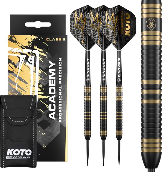 KOTO - Academy Class 2 - 21 G - Zilver & Blauw - Dartpijlen - 80% Tungsten van Merkloos