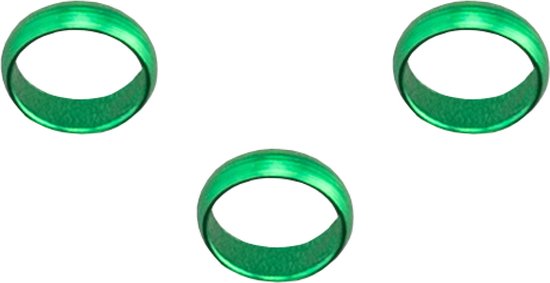 KOTO Aluminium Flight Lock Rings Green van KOTO