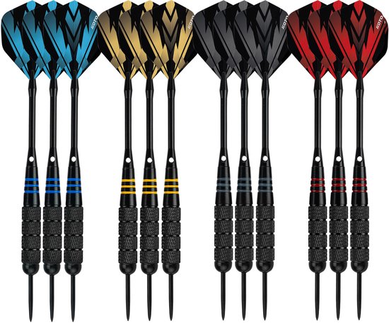 KOTO Brass Multiset - 12 Darts - 23 Gram - Dartpijlen van Merkloos