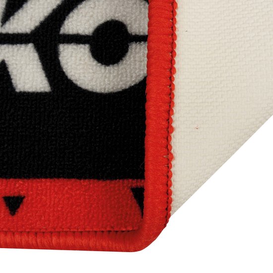 KOTO Carpet Checkout Rood, 237x60 cm Dartmat, Incl. Score-indicatie en Oche, Professionele Dart mat, Bescherming Vloer & Dartbord van KOTO