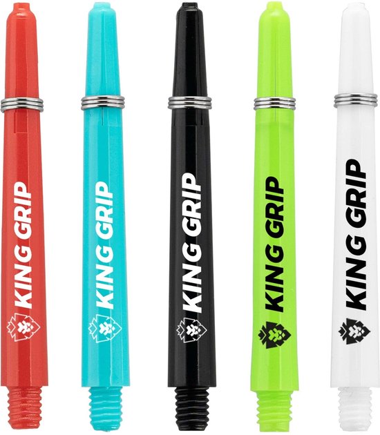 KOTO Dart Shafts Collection Inbetween + Remover, Nylon Shafts Rood, Zwart, Blauw, Wit, Groen, Geschikt voor L-Style Champagne EZ L1 KOTO V1 Flights, incl. 30 Shafts & praktische Shaft Remover van KOTO