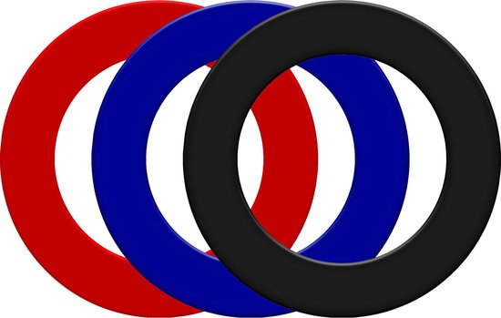 KOTO Dartbord Surround Rood, Hoogwaardige Dartomranding, Dart Surroundring, Bescherming Pijlen & Muren, Gemakkelijk te bevestigen van KOTO
